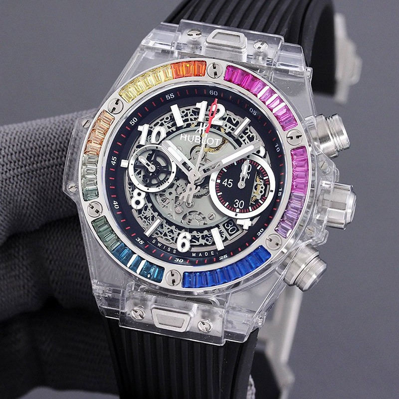 日本未入荷 ウブロ スーパーコピー 時計 ビッグバン ウニコ サファイア 限定生産500本 huh17273通販