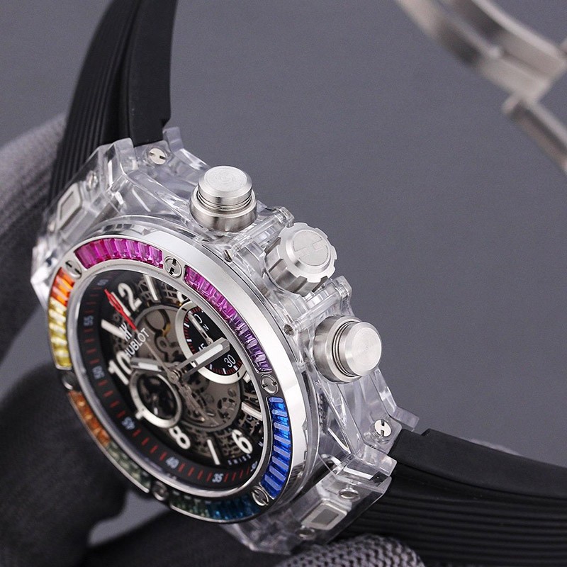 日本未入荷 ウブロ スーパーコピー 時計 ビッグバン ウニコ サファイア 限定生産500本 huh17273最高級