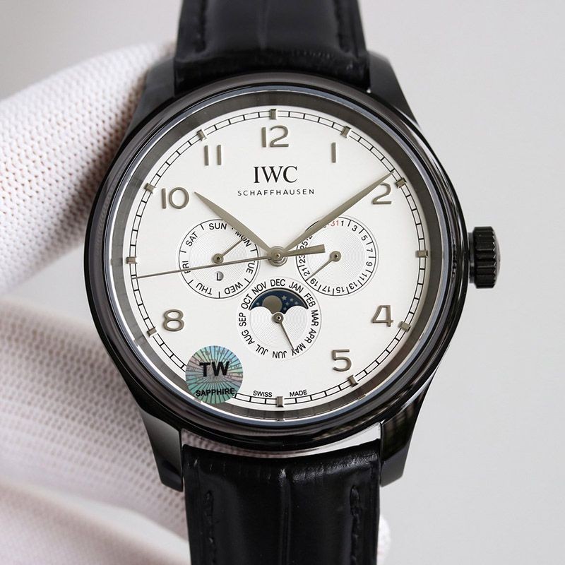 稀少IWC 時計 偽物 ポルトギーゼ パーペチュアル カレンダー 42 2色 iwi40993人気