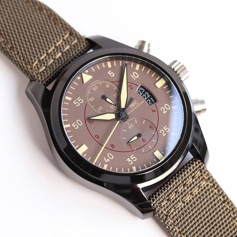 超希少！IWC 時計 偽物 パイロットウォッチクロノ・トップガン iwj73667高い品質