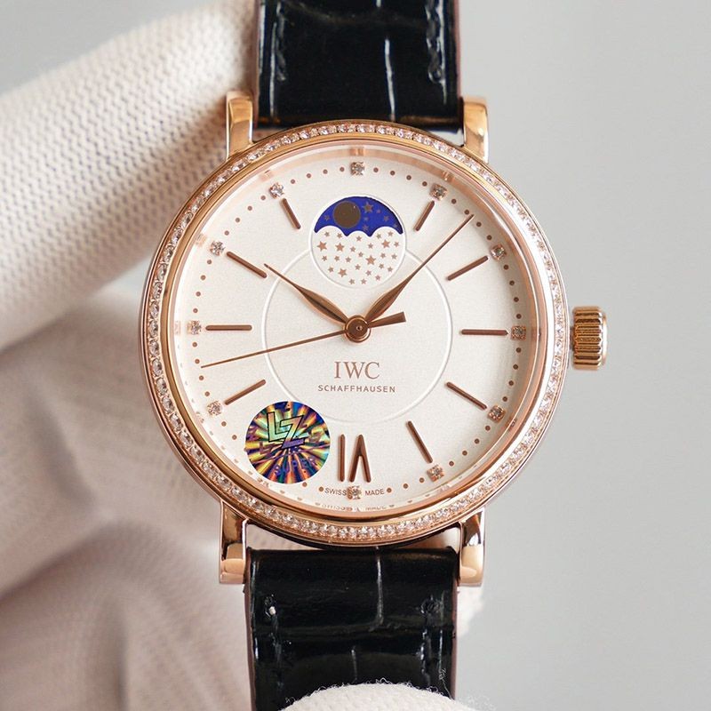 大人気!!新色IWC ポートフィノ コピー オートマティック ムーンフェイズ37 2色 iws89946通販