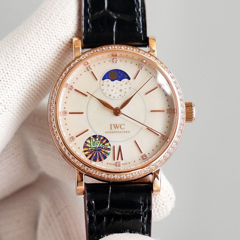 大人気!!新色IWC ポートフィノ コピー オートマティック ムーンフェイズ37 2色 iws89946N級品