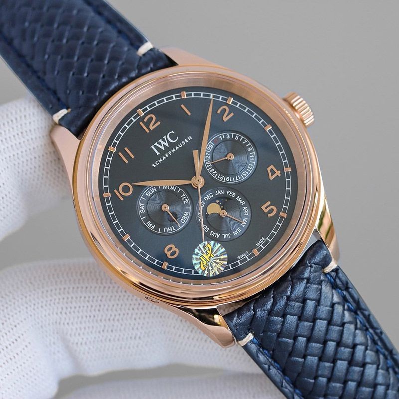 希少色IWC 偽物 ポルトギーゼ パーペチュアル カレンダー 時計 42 iwu90858