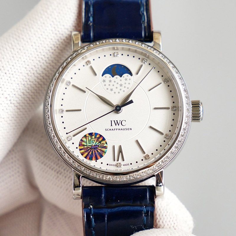 21AW新作IWC 偽物 ポートフィノ オートマティック ムーンフェイズ37 2色 iwz16608通販