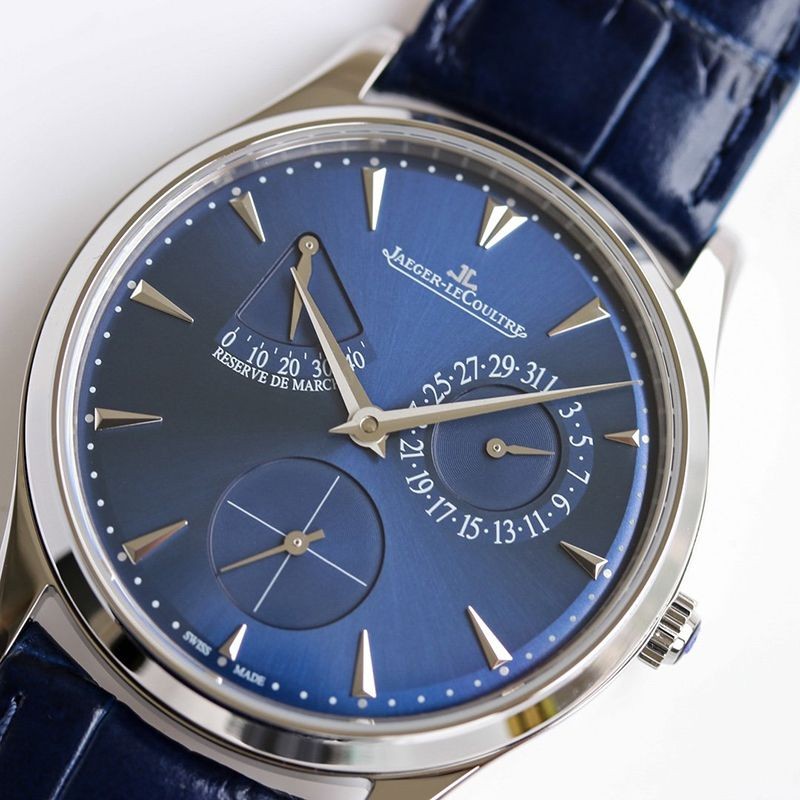 秋冬新作ジャガー・ルクルト マスターウルトラスリム 偽物 リザーブ ド マルシェ 39mm Jam80778激安送料無料