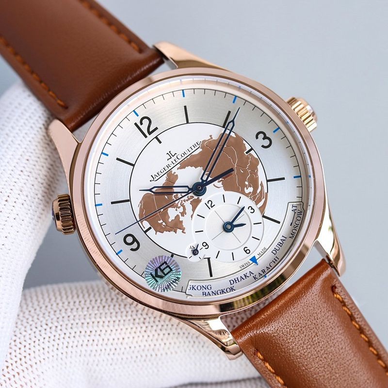 稀少ジャガー・ルクルト ジオフィジック ユニバーサルタイ コピー 42mm 2色 Jas41524通販