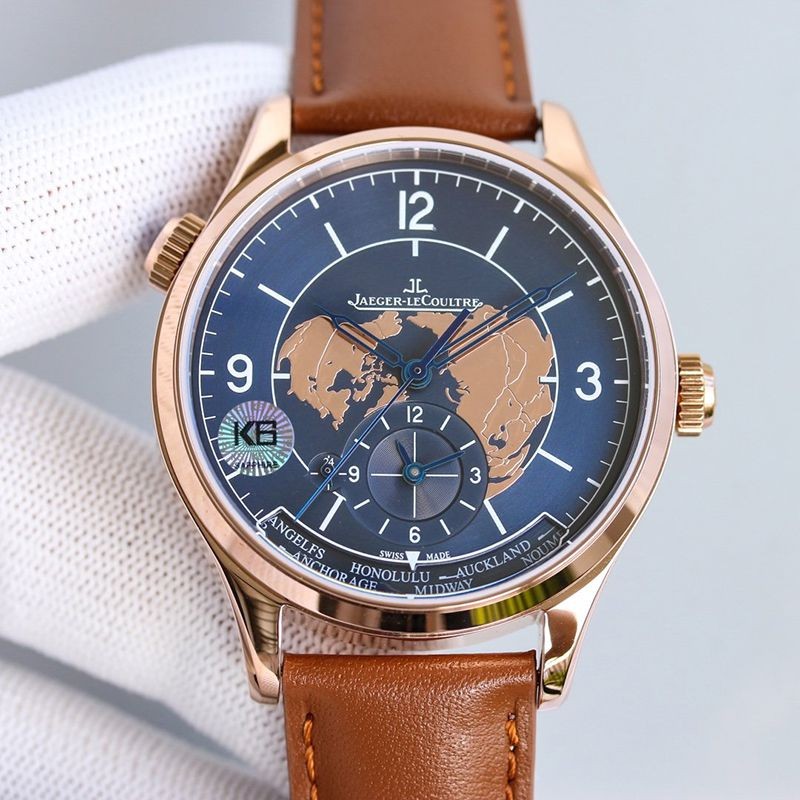 稀少ジャガー・ルクルト ジオフィジック ユニバーサルタイ コピー 42mm 2色 Jas41524高い品質