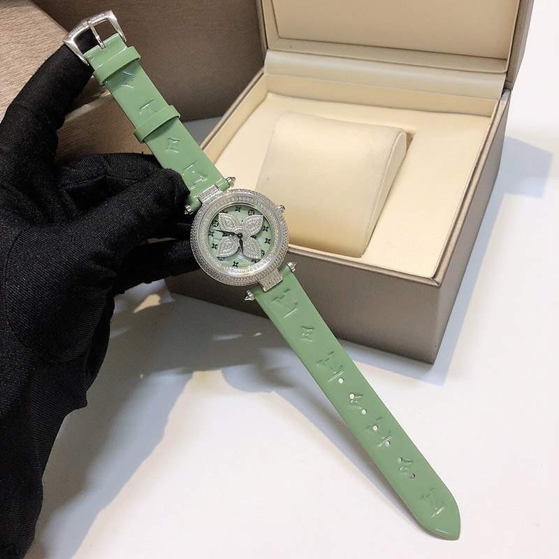 高品質♪ルイヴィトン 時計 全面ダイヤ 偽物N級品 38mm 自動巻き vue43633通販