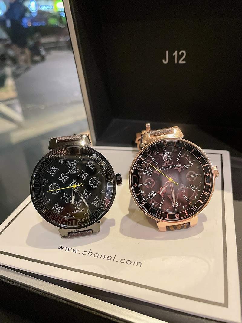 送料込 ルイヴィトン 時計 偽物タンブール ストリート ダイバー  40mm vuj15515品質保証