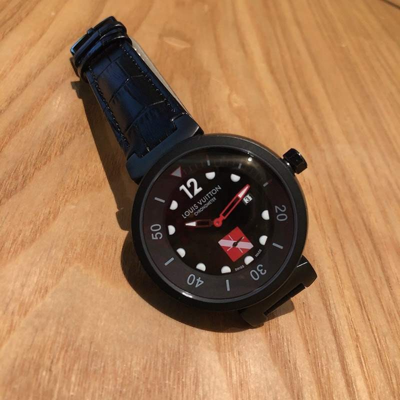 21-22AW ルイヴィトン 時計 コピー タンブール ストリート ダイバー メンズ 44mm vun84140激安送料無料