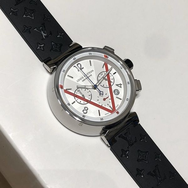 ルイヴィトン タンブール 偽物 クロノグラフ 42mm 入手困難品！ vuq11111通販