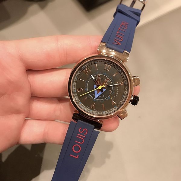 ルイヴィトン タンブール 偽物 クロノグラフ 42mm vus29641激安送料無料
