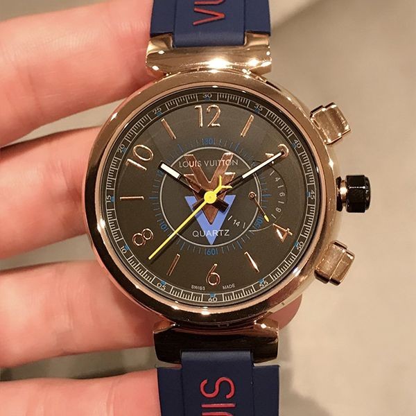 ルイヴィトン タンブール 偽物 クロノグラフ 42mm vus29641高い品質