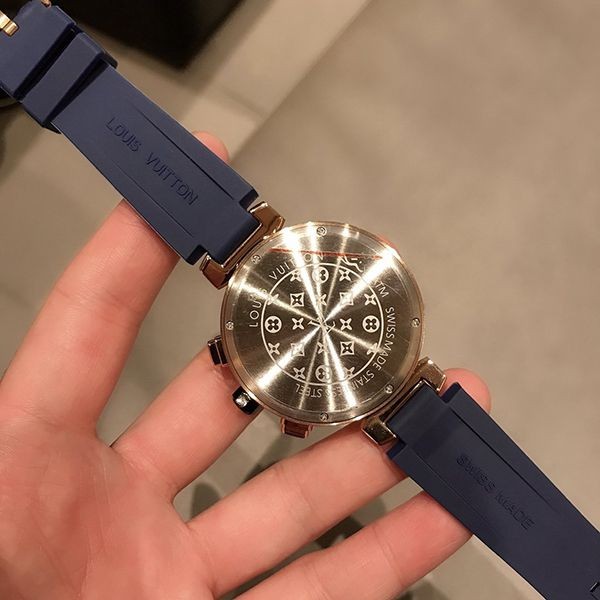 ルイヴィトン タンブール 偽物 クロノグラフ 42mm vus29641N級品