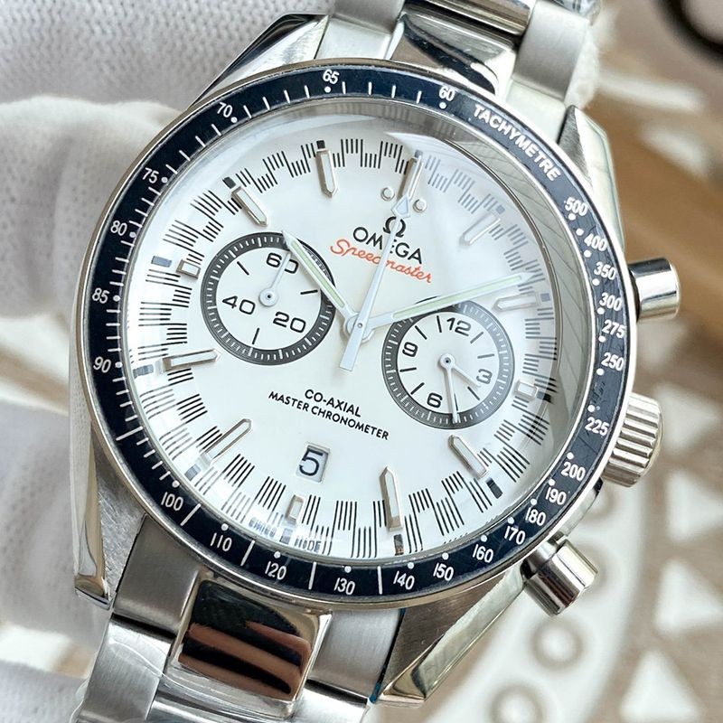 欲しい♡超限定♪オメガ スピードマスター コピー レーシング マスター クロノメーター 44.25mm 329.33.44.51.04.001高い品質