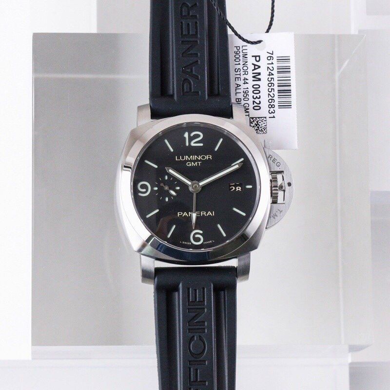 人気パネライ 偽物PANERAI ルミノール1950 3デイズ GMTパワーリザーブ PAM00320通販