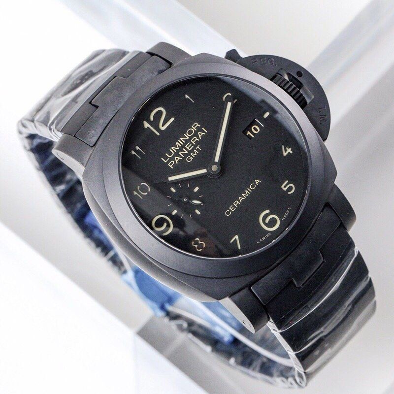 世界中で大人気♪パネライ ルミノール1950 3デイズ GMT トゥットネロ 偽物 PAM00438高い品質
