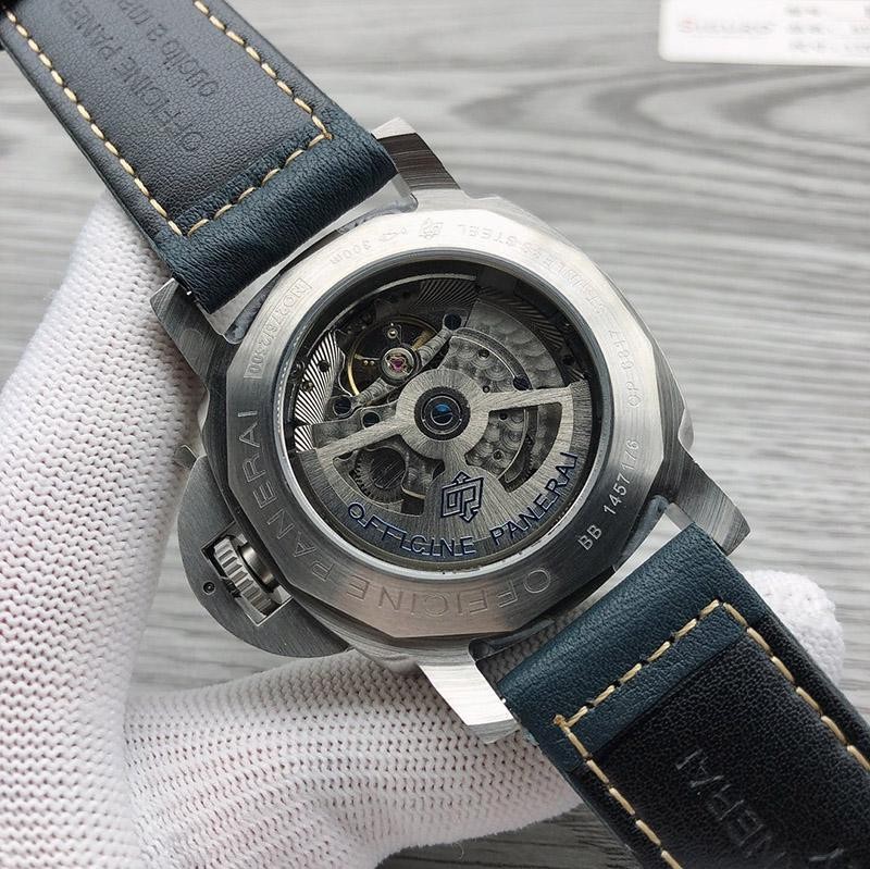 入手困難品パネライ 偽物N級品ルミノール カーフストラップ 44mm pas39819高い品質