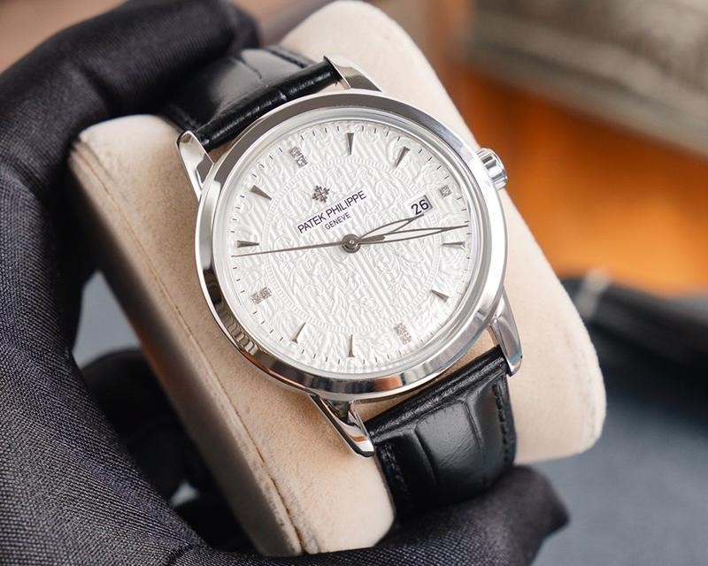 ★日本!!100%実物写真！パテックフィリップ コピー カラトラバ レリーフ腕時計 2色 約40.0mm pab95549人気
