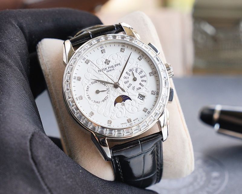 定番パテックフィリップ コピー グランドコンプリケーション レリーフ腕時計 3色 約42mm pap55941