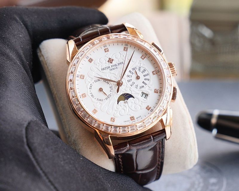 定番パテックフィリップ コピー グランドコンプリケーション レリーフ腕時計 3色 約42mm pap55941人気