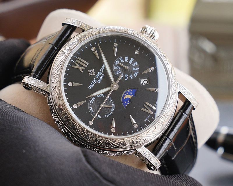 21AW新作パテックフィリップ コピー グランドコンプリケーション レリーフ腕時計 2色 約42mm paq31008最高級