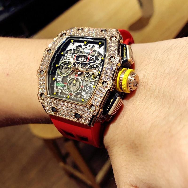 目を惹くリシャール・ミル F1レース シースルーバック偽物 自動巻き rib74106N級品