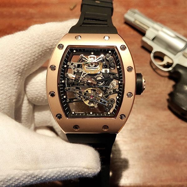 完売必至リシャール・ミル 偽物 スケルトン オートマチック RM38-01通販