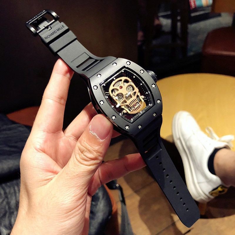限定希少！リシャール・ミル トゥールビヨン スカル ナノセラミック RM5201通販