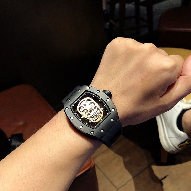 限定希少！リシャール・ミル トゥールビヨン スカル ナノセラミック RM5201高い品質