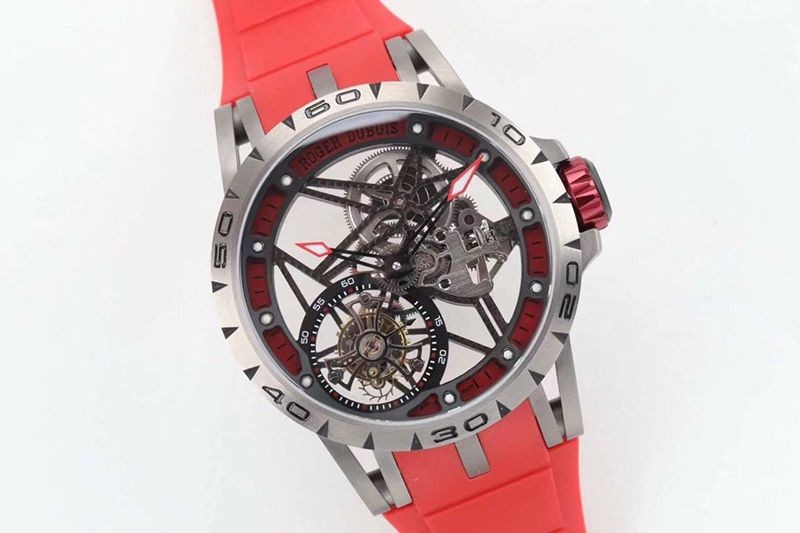 争奪戦ロジェデュブイ スーパーコピー エクスカリバー スパイダー チタン 45MM rod58791通販