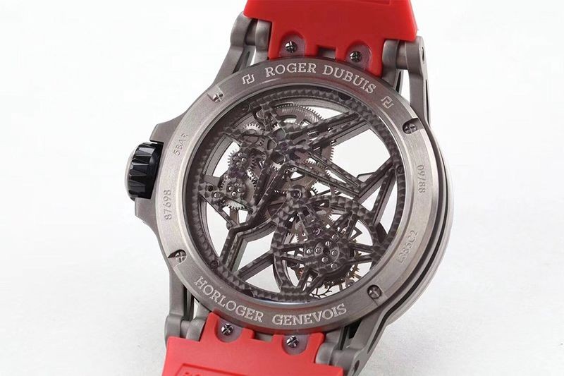 定番ロジェデュブイ エクスカリバー スパイダー チタン コピー 45MM roe77068N級品
