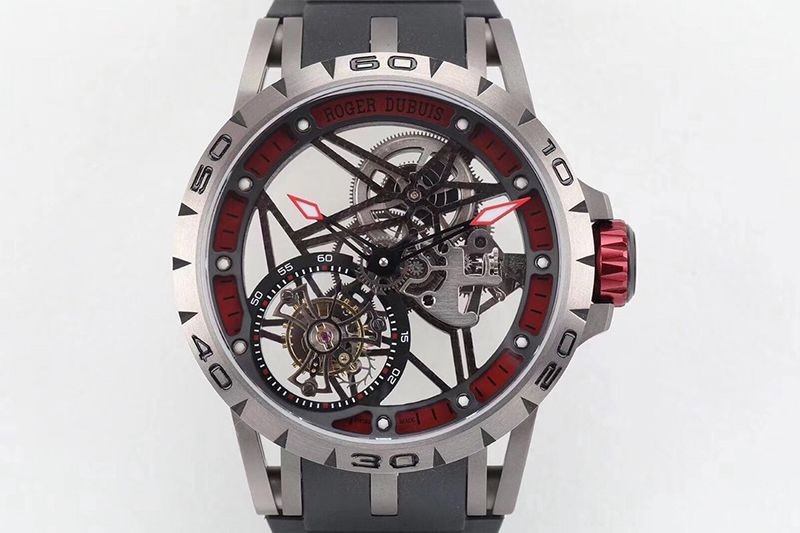 人気急上昇ロジェデュブイ コピー エクスカリバー スパイダー チタン 45MM roj01000高い品質