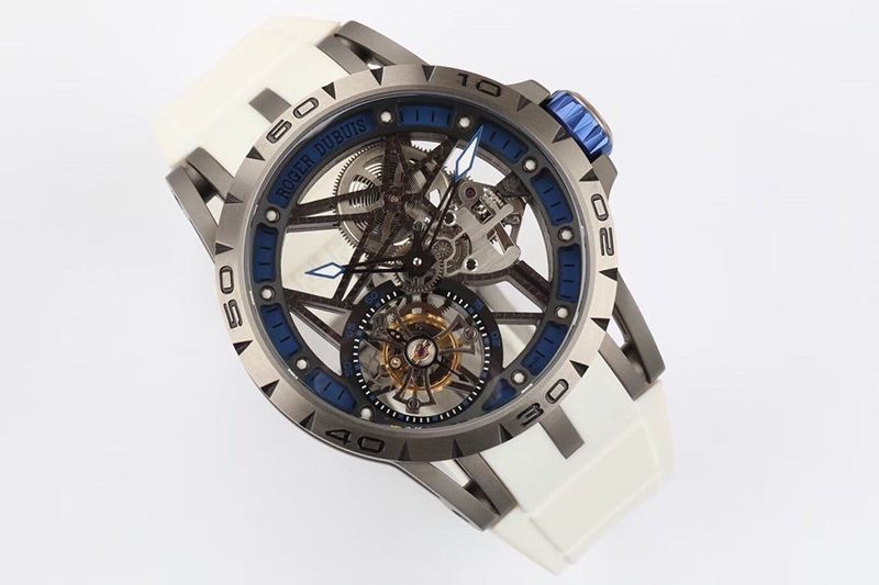 ★日本!!人気！ロジェデュブイ スーパーコピー エクスカリバー スパイダー チタン 45MM rol25229通販
