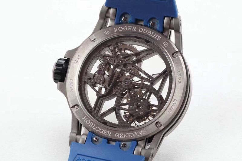 【即発】ロジェデュブイ エクスカリバー スパイダー チタン 偽物 45MM roq62219N級品