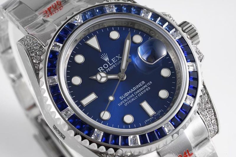大人気新作！ロレックス サブマリーナ 偽物★デイト 自動巻き ダイヤモンドをセットしたベゼル 40.0mm 116659SABR人気