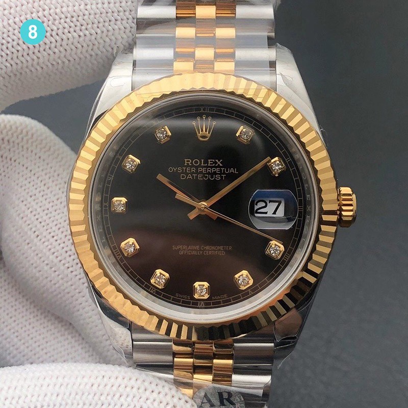 追跡付き発送 ロレックス 時計 偽物 デイトジャスト ステンレス・ホワイトゴールド メンズ 41mm 11色 126334G人気