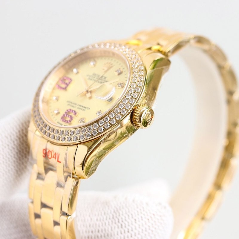 入手困難 ロレックス コピー デイトジャスト パールマスター 34MM roq50607通販