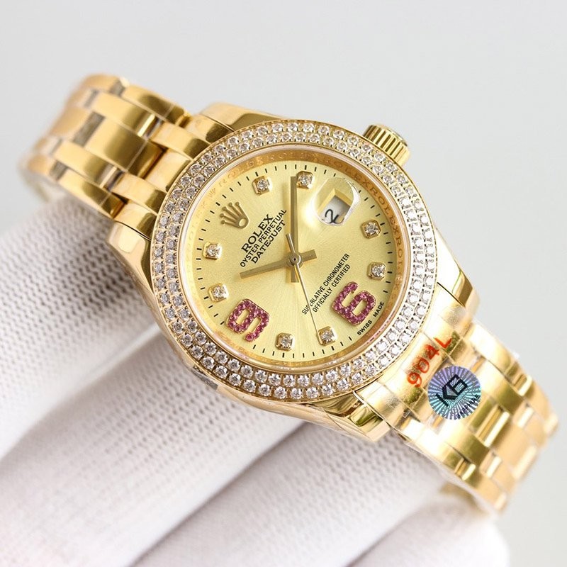 入手困難 ロレックス コピー デイトジャスト パールマスター 34MM roq50607代引きを販売