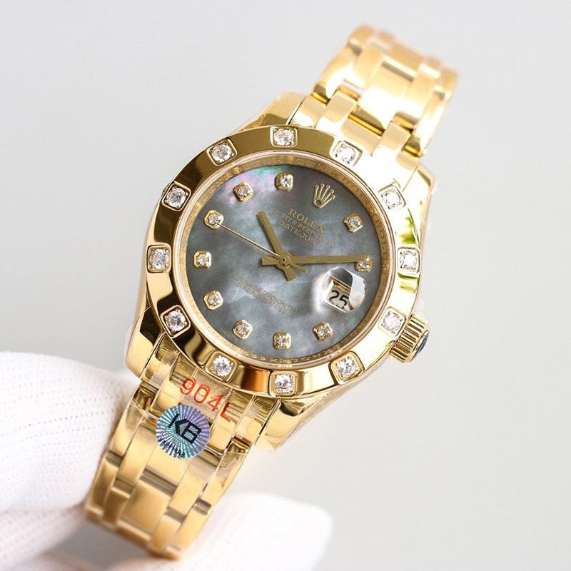 【関税込】 ロレックス コピー デイトジャスト パールマスター 34MM   rop99983通販