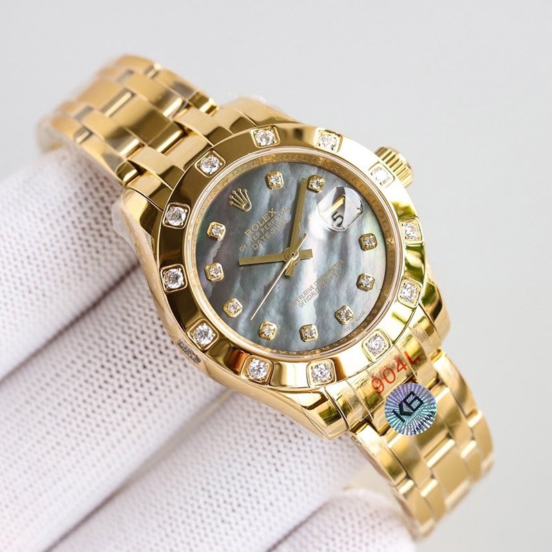 【関税込】 ロレックス コピー デイトジャスト パールマスター 34MM   rop99983代引きを販売