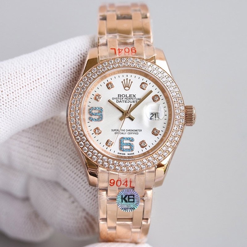 入手困難 ロレックス 偽物 デイトジャスト パールマスター 34MM rok17457