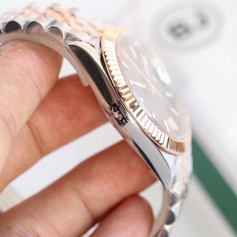 希少色 ロレックス スーパーコピー 時計 デイトジャスト 41mm サンダスト メンズ roc29767高い品質