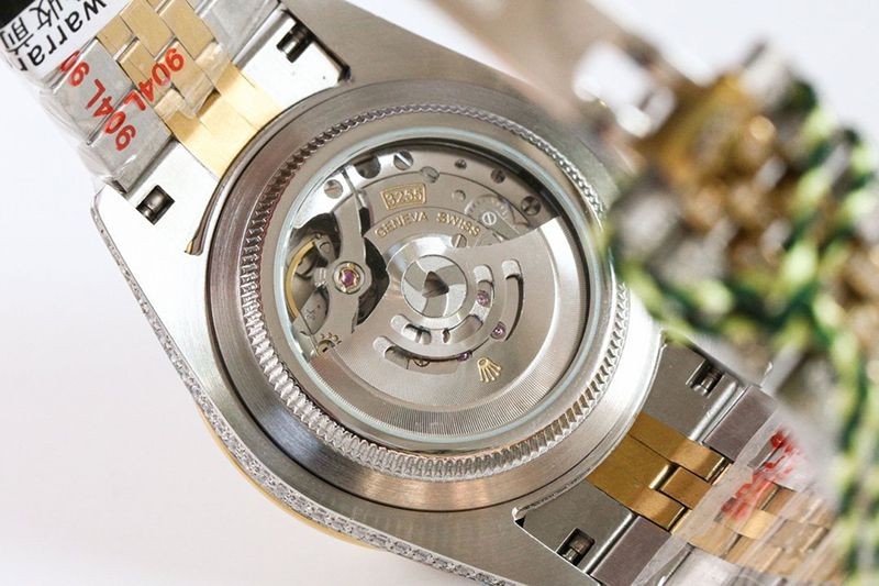 【日本未発売】ロレックス 時計 スーパーコピー デイトジャスト 41MM エナメル ダイヤモンドベゼル 18K rof46622N級品