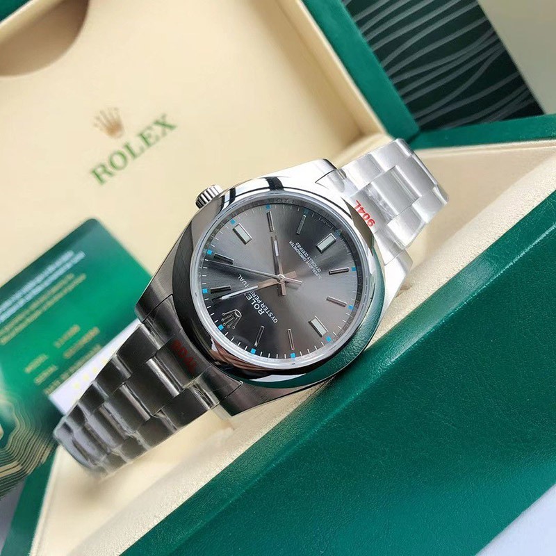 一目惚れ♪ ロレックス 時計 コピー オイスターパーペチュアル 41mm ダークロジウム メンズ roj96370激安送料無料