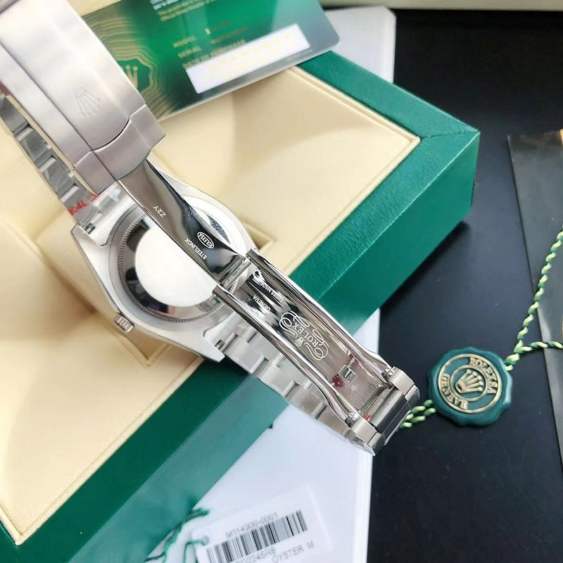 一目惚れ♪ ロレックス 時計 コピー オイスターパーペチュアル 41mm ダークロジウム メンズ roj96370最高級