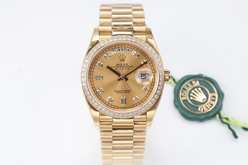 欲しい♡超限定♪ ロレックス 時計 偽物 デイデイト シャンパン 36mm rot10992通販