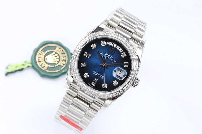セール新作 ロレックス 腕時計 偽物 デイデイト ブルーグラデーション 36mm rou71565激安送料無料