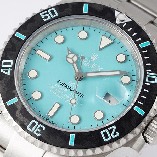 ロレックス DiW コピー サブマリーナー AQUAMARINE rov01314通販