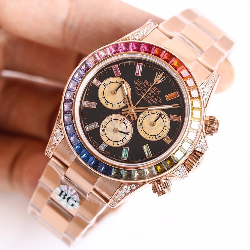 【即発】 ロレックス コピー★コスモグラフ デイトナ レインボー メンズ roy67934激安送料無料